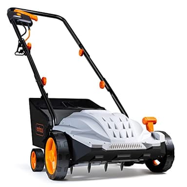 VonHaus Rasen-Vertikutierer/Aerator/Rechen Elektrisch 1500W, Zum Vertikutieren Und Rechen Von Rasen, Entfernt Filz, Moos Und Laub, Belüftet Den Boden, 30L Fangkorb, 4 Schnitthöhen, 32cm Arbeitsbreite