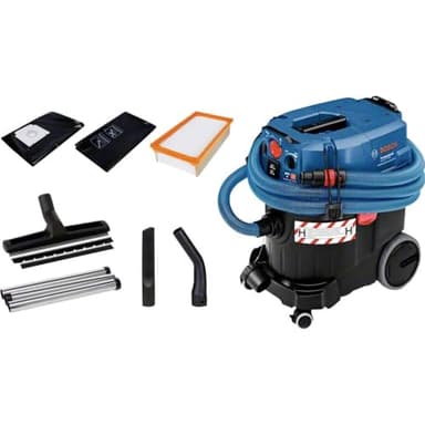 Bosch Professional Nass-/Trockensauger GAS 35 H AFC (Leistung 230V, 1.200 Watt, 35 L Behälter, inkl. Schlauch)