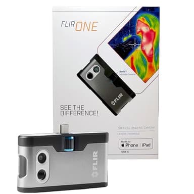 FLIR ONE Gen 3 - Wärmebildkamera für iOS-Smartphones (iPhone 15 und neuer mit USB-C): Einsatz für Hausinspektionen, Heizungs-, Lüftungs- und Klimatechnik, Automobil- und Maschinenbau und mehr