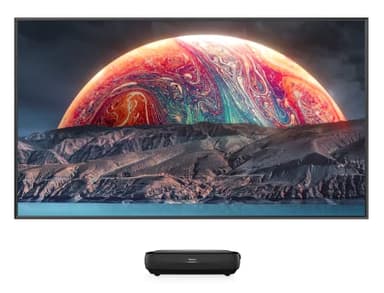 Hisense 100L9G-D12 (100 Zoll) RGB Trichroma Laser-Projektor (100" Daylight Screen, 4K, UHD, HDR, Laser Technologie, VIDAA U4, Smart-TV, Triple Tuner, Dolby Atmos, Alexa Built-in, inkl. Soft Screen)