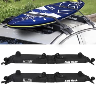 ZKSJFU Dachträger für BMW 5 Series Touring F11 2013-pr, Universal Dachgepäckträger - Dachträger Ohne Reling Weiche Gepäckträger, Mit Verstellbaren Und Stabilen Zurrgurten
