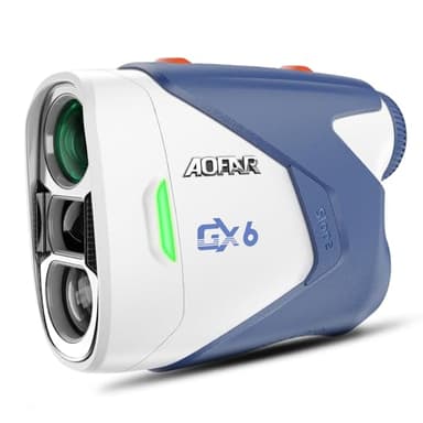 AOFAR GX6 Golf Entfernungsmesser mit Slope, Wiederaufladbarer Golf Laser Rangefinder, 1000Y, ±0,5YGenauigkeit, Flag-Lock und Vibration, 7X Vergrößerung, Laser Entfernungsmesser mit Magnetische
