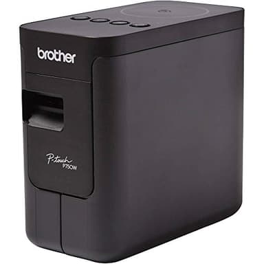 Brother PT-P750W Beschriftungsgerät für den PC inklusive WLAN und NFC (für 3,5 bis 24 mm breite TZe-Schriftbänder, bis zu 30 mm/Sek. Druckgeschwindigkeit), Schwarz