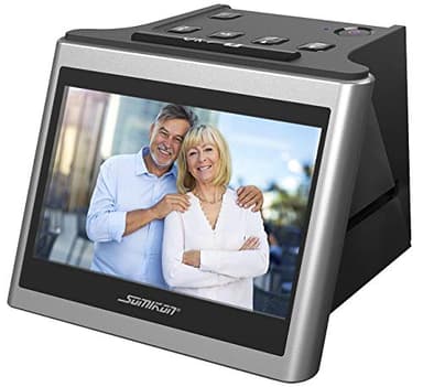 Somikon Super 8 digitalisieren: Stand-Alone-Dia- und Negativscanner, 14 MP, Versandrückläufer (Negative digitalisieren, Dias scannen, Digitalisierer)