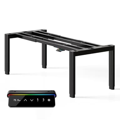 MAIDeSITe T4 Pro Plus Höhenverstellbarer Schreibtisch Gestell mit 240kg Hubkapazität, 2 Motoren elektrisch höhenverstellbarem Schreibtisch, Ultra-stabilem Tischgestell mit 4 ovalem Beindesign