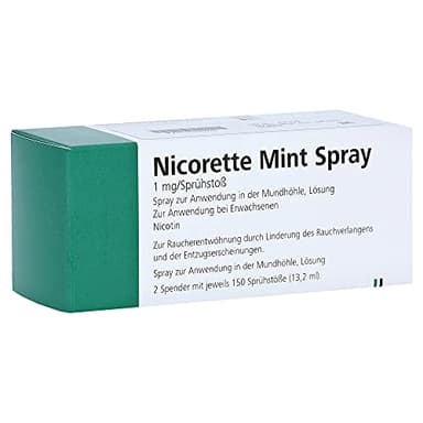 NICORETTE Mint Spray 1 mg/Sprühstoß 2 Stück