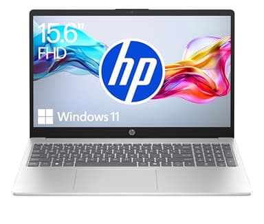 HP Laptop | 15,6" FHD Display | Intel N100 | 4 GB DDR4 RAM | 128 GB UFS | Intel UHD Graphics | Windows 11 Home im S-Modus | QWERTZ | Natural Silver