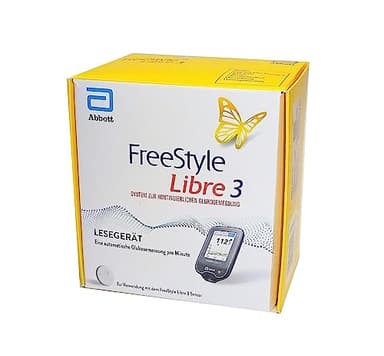 FreeStyle Libre 3 Diabetes Lesegerät mmol/L Blutzucker Messgerät Reader Becopa Gutschein new, weiß
