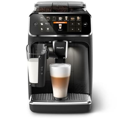 Philips Kaffeevollautomat der Serie 5400 – Espressomaschine für 12 Getränke, schnell reinigendes LatteGo System, intuitives TFT-Display, anpassbare Kaffeeeinstellungen (EP5441/50)