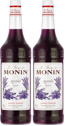Monin Sirup Lavendel (1 x 1,0l) (Packung mit 2)