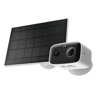 Tapo C400 KIT 1080p Solar Überwachungskamera für außen, Farbnachtsicht, WLAN 2,4 GHz, Zwei-Wege-Audio, Personenerkennung, lokale Speicherung über microSD-Karte oder H500-Homebase