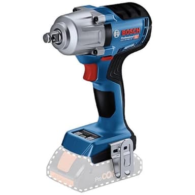 Bosch Professional 18V System Akku Drehschlagschrauber GDS 18V-450 HC (Anziehmoment 450 Nm, Losbrechmoment 800 Nm, inkl. GCY 42, L-BOXX, ohne Akku/ Ladegerät)