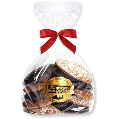 Lebkuchenwelt 10x Nürnberger Elisen Lebkuchen Bruch Inhalt: 800g - Gemischt - Elisenlebkuchen Vorteilspackung aus Fabrikverkauf