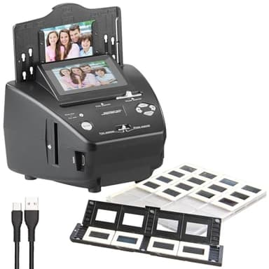Somikon Scanner: Foto-, Dia- & Negativscanner mit Display, ganz ohne PC, 2850 DPI, 20MP (Fotos digitalisieren, Digitalisierer, Alone)