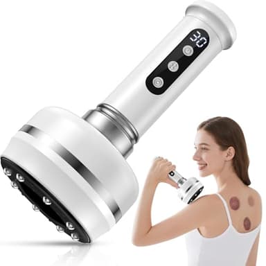 VOZIXALA Cellulite Massagegerät Lymphatic Drainage - Schröpfgerät Elektrisch mit 30 Gängen,Verbesserung des Hautzustandes,Vakuum Massagegerät für Rücken, Taille, Arme und Beine