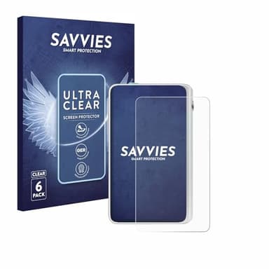 Savvies 6 Stück Schutzfolie für Timekettle Fluentalk T1 Mini Displayschutz-Folie Ultra-Transparent