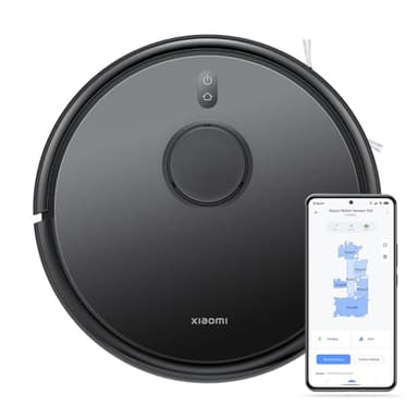 Xiaomi Robot Vacuum S20 Saug- und Wischroboter, Smarter Reinigungsplan mit LDS Lasernavigation, 5000Pa Saugkraft, 3200mAh großer Akku, Für Teppiche Hartböden Tierhaare, App + Google & Alexa - Schwarz
