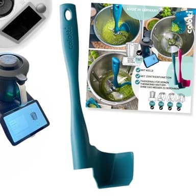 Calotti® Drehkellenspatel für Thermomix® TM5®,TM6®,TM7® und TM31® zum Entnehmen, Schöpfen und Portionieren