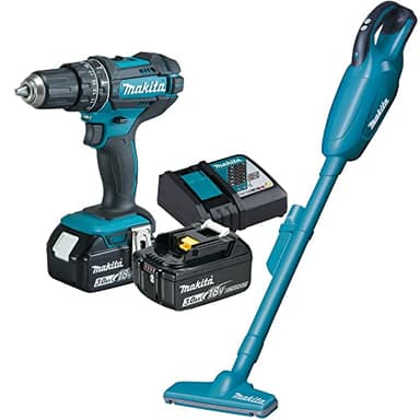 Makita DLX2422 Akku-Kombo-Kit 18V (DHP482 + DCL181F) / 3,0 Ah, 2 Akkus + Ladegerät