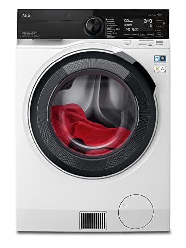 AEG Wifi Waschtrockner mit Wärmepumpe, SensiDry – schonend und energiesparend, 10 kg Waschen, 6 kg Trocknen, C, Mengenautomatik, ProSteam® - Auffrischfunktion, 1600 U/min, LWR9W80600