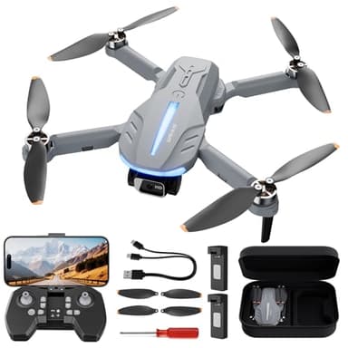 FERIETELF B16 GPS Drohne mit Kamera 4K für Erwachsene, Bürstenloser Motor, 5G FPV RC- Quadrocopter mit Auto Rückkehr & Auto Folgen, Flugzeit 50 Minuten, C0 Faltbar Drohne für Anfänger, unter 249g