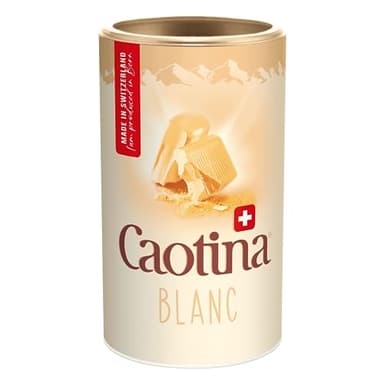 Caotina Blanc weiße Trinkschokolade - Kakao-Pulver für heiße Schokolade mit weißer Schweizer Schokolade - feinster Cacao nachhaltig und zertifiziert (1 x 500g)