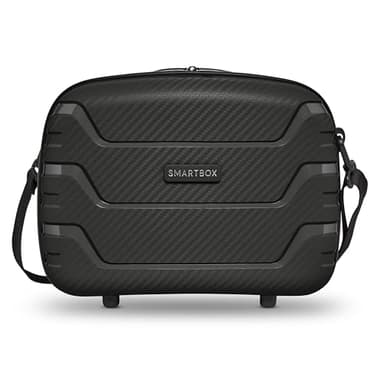 Smartbox Beauty Case Hartschale 34x17x27 cm, Handgepäck Kosmetikkoffer 14L, Leichtes Polypropylen, Kulturtasche mit Aufsteckfunktion & Schultergurt, Make-up Koffer Reise Organizer (Edition 01)