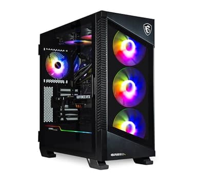 Greed® MK5 Pro - High End Gaming PC - Intel Core i9 12900KF + Nvidia Geforce RTX 5080 16GB - Schneller RGB Computer + 4K Raytracing Rechner - 5,2 GHZ - 32 GB DDR5 RAM - 2TB SSD - WLAN + W11 Pro