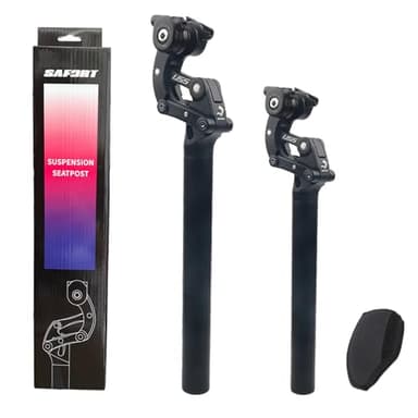 SAFORTBikes Federsattelstütze für E-Bike und schwere Fahrer (34,9 x 365 mm)