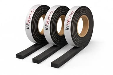 INVERNO 600 Kompriband Fugendichtband Dichtungsband Dichtband Quellband Trockenbau Fensterdichtband (40 mm x 5–30 mm – 5,6 lfm)