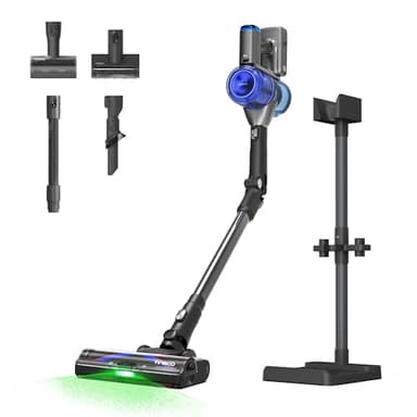 Tineco Pure ONE S70 Akku Staubsauger, 200 AW, LED, 3DSense Pro Reinigungssystem, bis zu 95 Min. 6-stufiges Filter, ZeroTangle-Bürste, Intelligenter Kabelloser Handstaubsauger