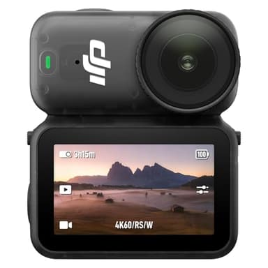 DJI Osmo Nano Standard Combo (128GB) - 4K/60fps kleine Vlogging-Kamera mit 1/1,3″ Sensor, 143° Weitwinkel-Video, 200 min Aufnahmezeit, schneller Datentransfer, POV-Kamera 4K für Sport, Vlog