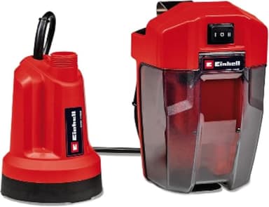 Einhell Akku-Klarwasserpumpe GE-SP 18 LL Li-Solo Power X-Change (Li-Ion, 18V, flachabsaugend bis 1 mm, 108 W, 4.500 L/h, 0,8 bar, Lieferung ohne Akku & Ladegerät)