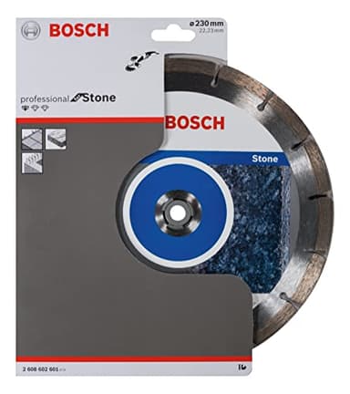 Bosch Professional 1x Diamanttrennscheibe Standard for Stone (für Stein, Granit, Beton, Ø 230 x 22,23 x 2,3 x 10 mm, Zubehör für Winkelschleifer)