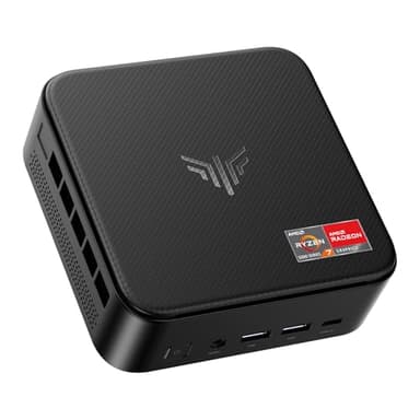 NiPoGi E3B Mini PC AMD Ryzen 7 5825U(Bis zu 4,5GHz) 16GB DDR4 512GB SSD mit Radeon RX Vega 8 Graphics Micro Desktop Computer Für Büro/Heimkino/Meeting/Business/Trip |WiFi 6|BT 5.2|USB3.2