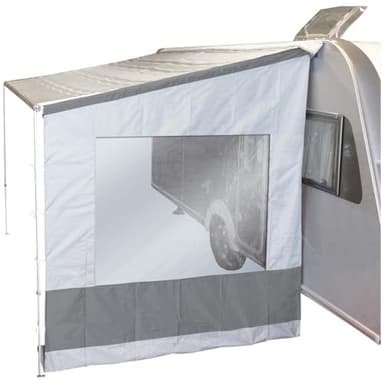 Bo-Camp - Seitenwandmarkise - Universal - Hellgrau - Projektion 225 cm