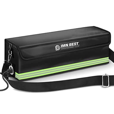 ImnBest Ebike Akku Tasche Feuerfest,Wasserdicht & Explosionssicher Lipo Safe Bag für Lagerung Für Lagerung,Transport,Aufladung (50CM)