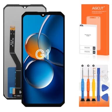 AGCUT LCD-Display für Oukitel G1 LCD Display für Oukitel G1 6,52 Zoll (16,52 cm), Ersatz-Touchscreen, Digitizer, montiert mit Reparaturset, Schwarz, ohne Rahmen