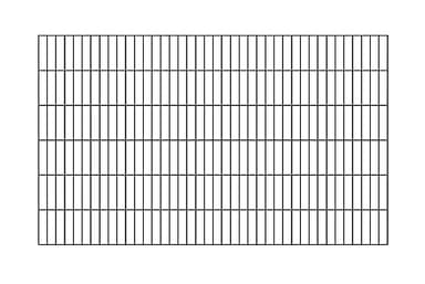 Alberts 642914 Doppelstabmattenzaun | verschiedene Längen und Höhen | kunststoffbeschichtet, anthrazit | Höhe 120 cm