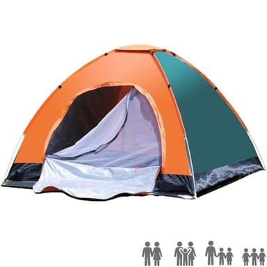 KEELYY Wurfzelt 2 Personen Pop Up Zelt Leicht Camping Zelt Wasserdicht Kuppelzelt Automatisches für Strand, Outdoor, Camping, Angeln