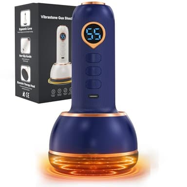 Wagxoey Vitaflow mit Lymphatic Massagegerät, Venopulse Neuropathie Fuß und Ganzkörper Massagegerät mit Wärme & Vibration Schmerzlinderung für Füße, Hände, Rücken, Beine Dunkelblau