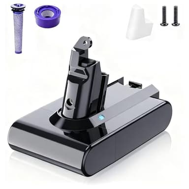 Verbessert 6000 mAh / 6,0 Ah V6 Ersatzakku für Dyson V6 Akku Kompatibel mit DC62 DC58 DC61 DC59 Animal DC74 DC72 SV03 SV05 SV06 SV07 SV09 Handstaubsauger