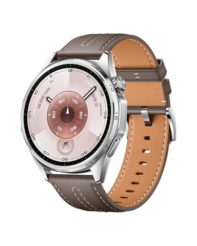 HUAWEI Watch GT 6 Smartwatch, GPS,1,47" AMOLED-Display, Bis zu 21 Tage Akkulaufzeit, Radfahren, 100+ Sportmodi, Kompatibel mit Android™ & iOS, Gesundheitsmonitoring, emotionales Wellbeing, Grau, 46mm