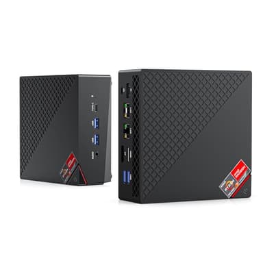 ACEMAGICIAN AM06Pro Mini PC, AMD Ryzen 7 5825U (8C/16T, bis zu 4.5Ghz),16GB DDR4 512GB M.2 SSD Micro PC mit Windows 11 Pro | 4K Triple Display | Type-C | Dual Ethernet | WiFi 6 | BT 5.2