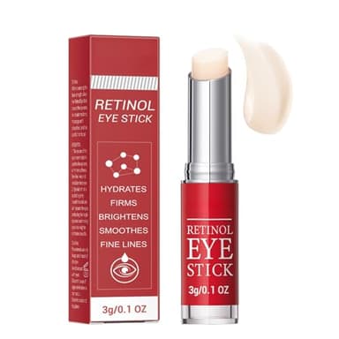 Anti Aging Retinol Augencreme Stick-Augencreme Retinol Stick – Retinol und Retinal Augencreme gegen Falten, Augenringe und Tränensäcke-Under Eye Brightener,Under Eye Balm Stick