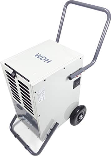 Aktobis Bautrockner WDH-50B – Luftentfeuchter/Entfeuchtungsgerät mit Kompressor, bis 50 L/Tag, Dauerbetrieb möglich, Farbe grau