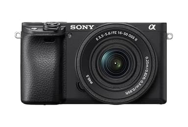 Sony Alpha 6400 APS-C Spiegellose Kamera mit 16-50mm Objektiv (Schneller 0,02s Autofokus mit Augenerkennung für Mensch und Tier, 4K-Filmaufnahmen und neigbares Display für Vlogging)
