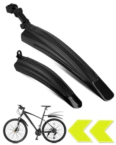 VeloGo Fahrrad Schutzbleche Set - Vorder- und Hinterrad Schutzblech für Mountainbike und Rennrad, Einstellbare Winkel, Einfache Installation, Geeignet für 20-26 Zoll Fahrräder