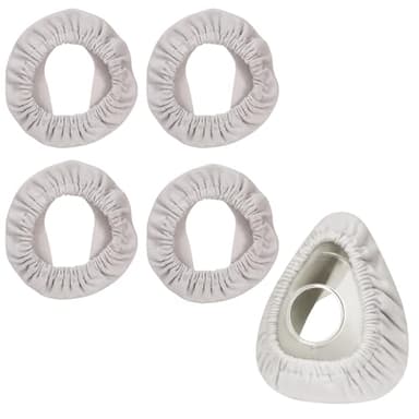 Full Face CPAP Mask Liners Wiederverwendbare Masken Liner Maskeneinlagen Nasenkissen CPAP Zubehör für die meisten Vollmasken, CPAP-Maskeneinlagen, 4er-Pack, Grau