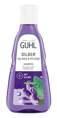 Guhl Silberglanz & Pflege Shampoo - Inhalt: 250 ml - Anti-Gelbstich und Pflege für graues und blondes Haar